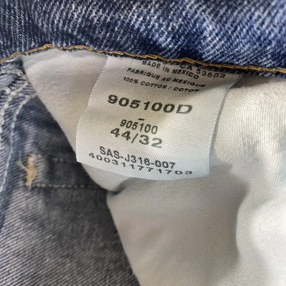 Cabela's Men's 905100D Blue Denim Jeans Size 44x32 Outdoor Work USA Style